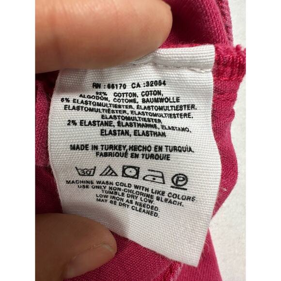 Anthropologie Pilcro Letterpress Jeans Womens Sz 30 Dark Pink Skinny Fuschia - Picture 5 of 9